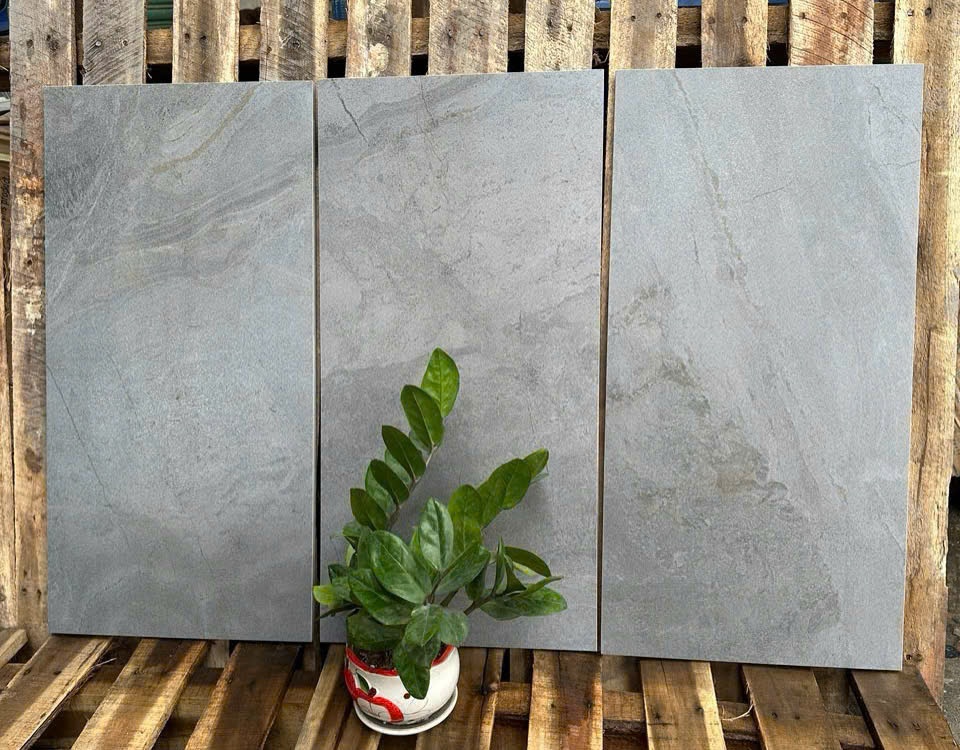 Gạch Kis Vân Đá Ngẫu Nhiên Màu Xám 36128b
