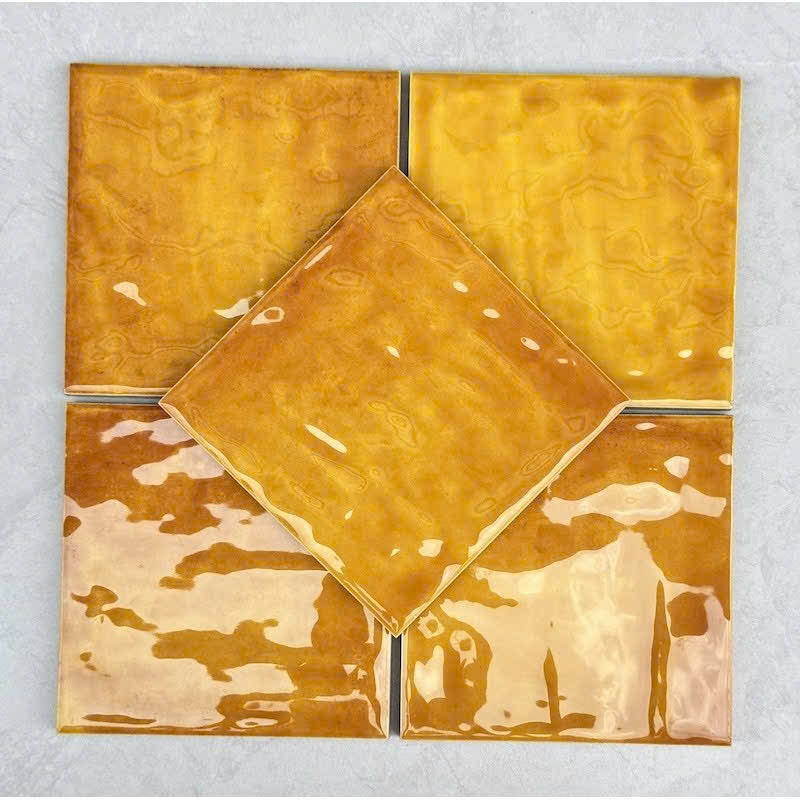 Gạch thẻ 120x120 màu cam LV12008