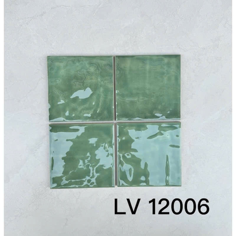Gạch thẻ 120x120 màu xanh lá LV12006