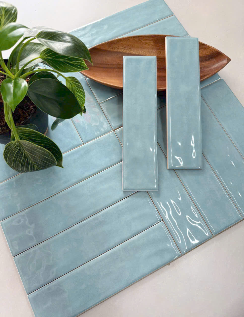 Gạch Thẻ Bóng 75x300 mm Màu Xanh Biển 7532P2