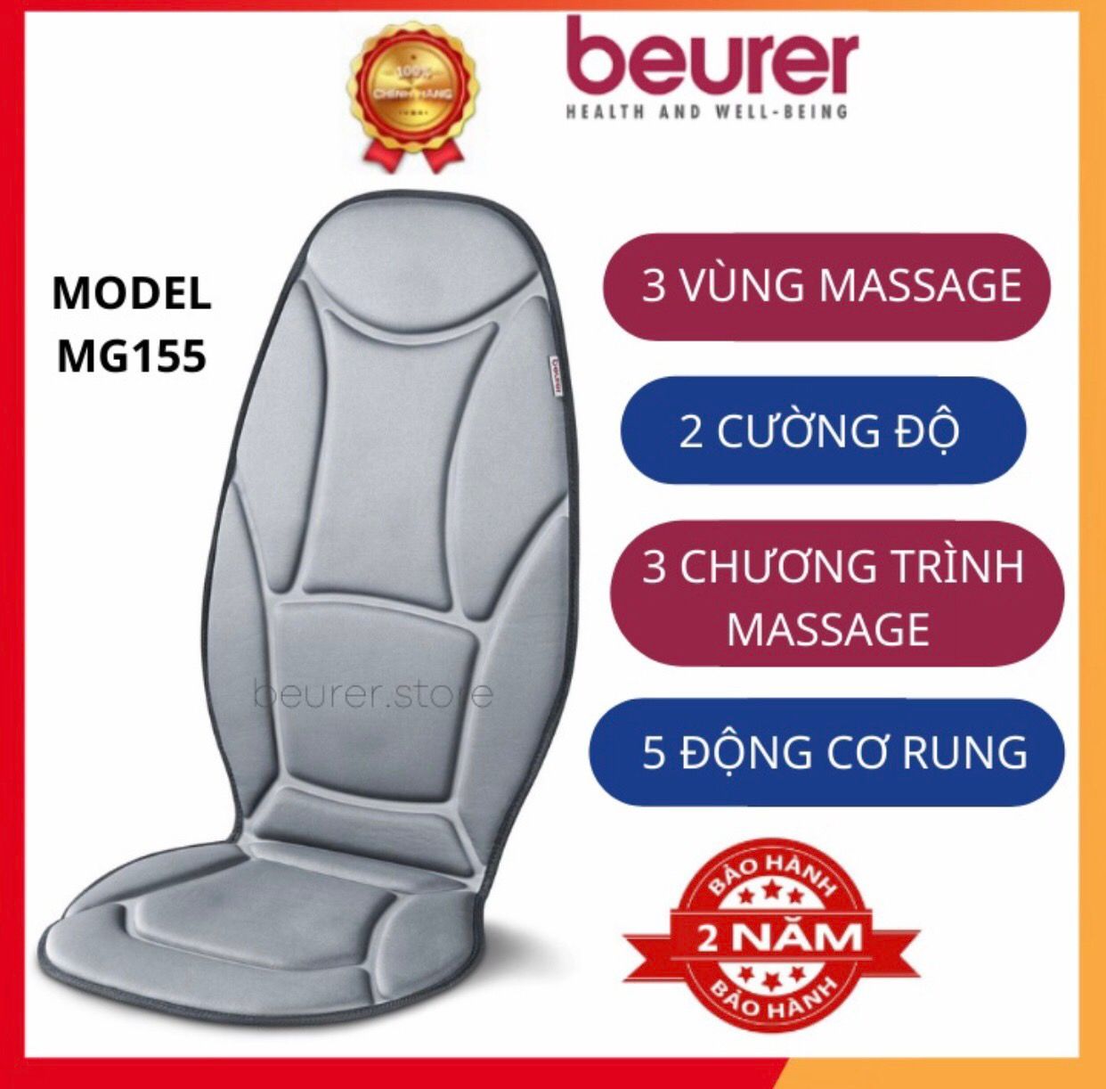 Đệm ghế massage MG155