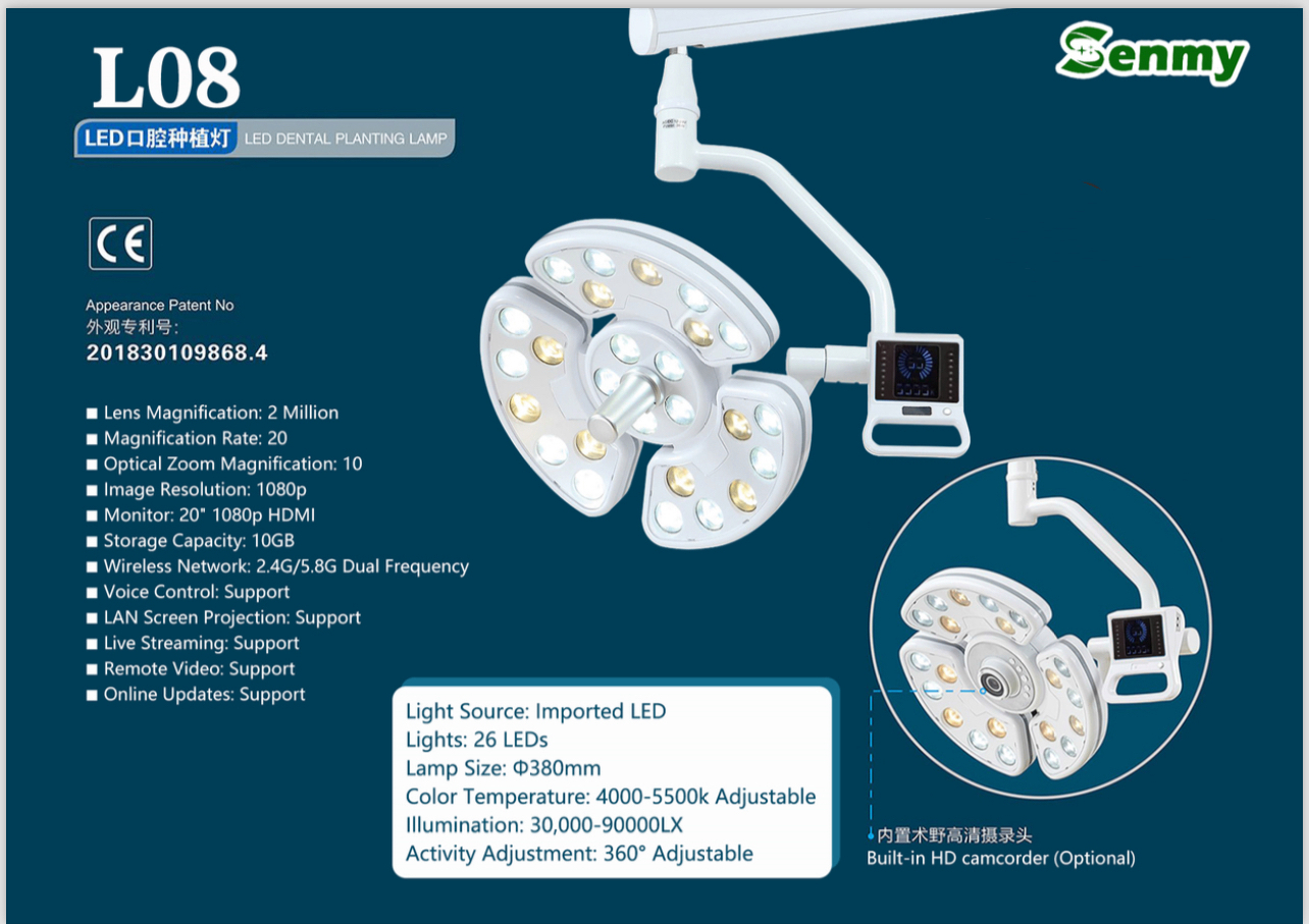 Đèn led phẫu thuật Senmy L08