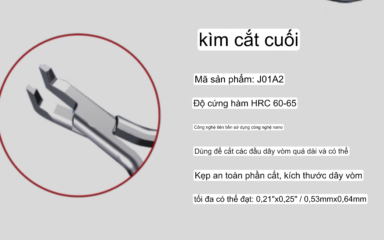 Kềm cắt cuối chỉnh nha