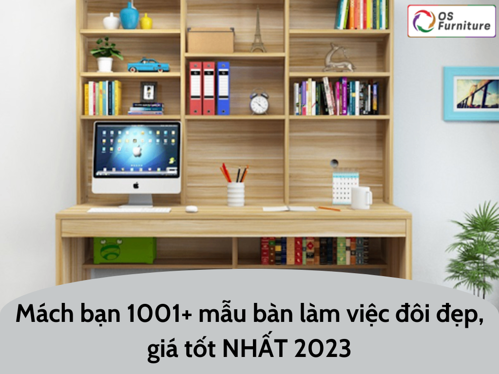 Mách bạn 1001+ mẫu bàn làm việc đôi đẹp, giá tốt NHẤT 2024