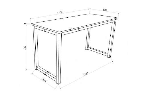 Kích thước tiêu chuẩn của bàn làm việc nhân viên