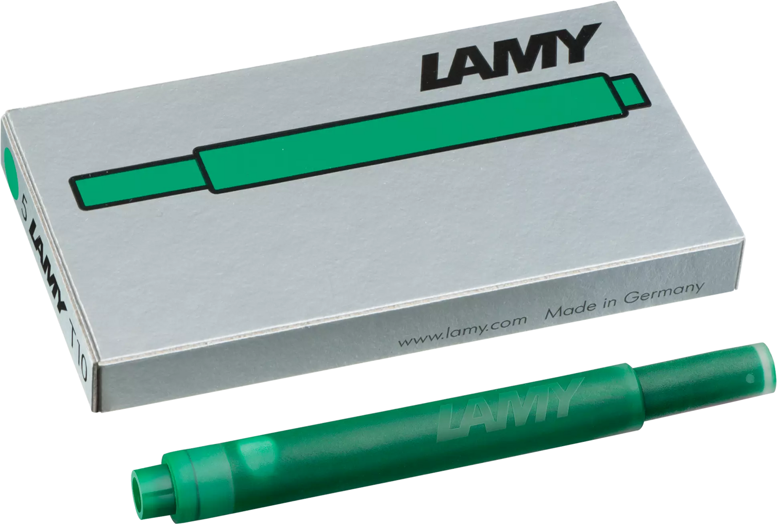 (01 Ống) Mực Lamy - T10 - Xanh Lá Cây Green