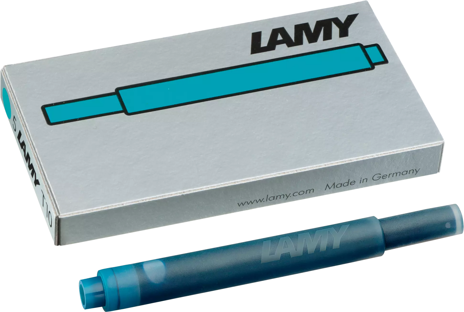 (01 Ống) Mực Lamy - T10 - Xanh Ngọc Lam Turquoise