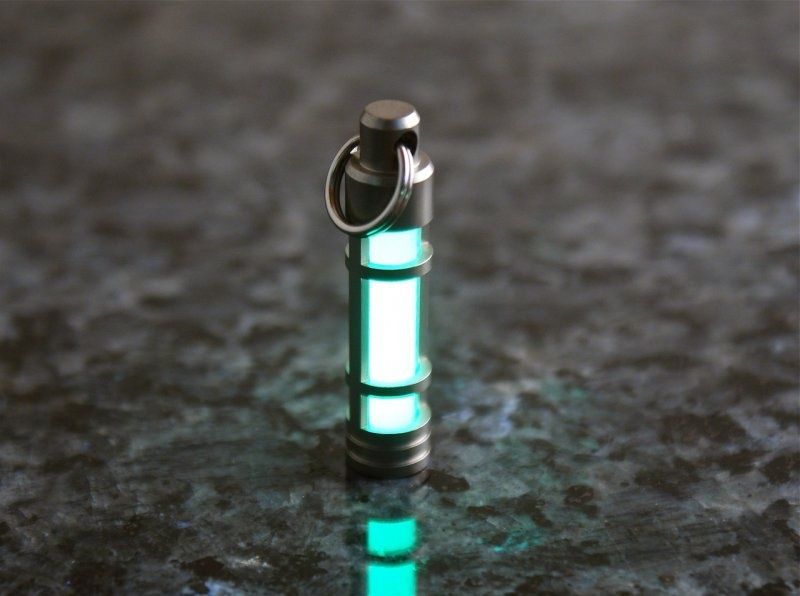 TEC - Glow Fob Stainless Steel TEC-S3 - Vỏ Thép không gỉ và Phát sáng dạ quang