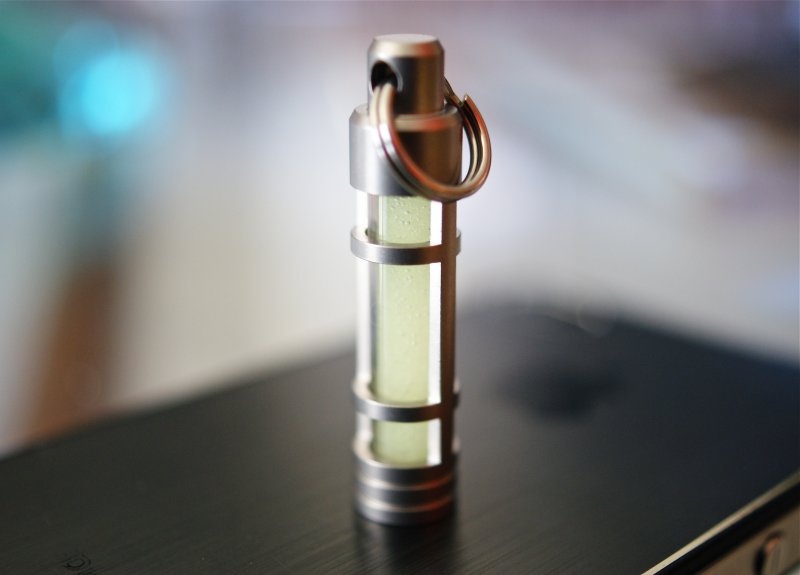TEC - Glow Fob Stainless Steel TEC-S3 - Vỏ Thép không gỉ và Phát sáng dạ quang