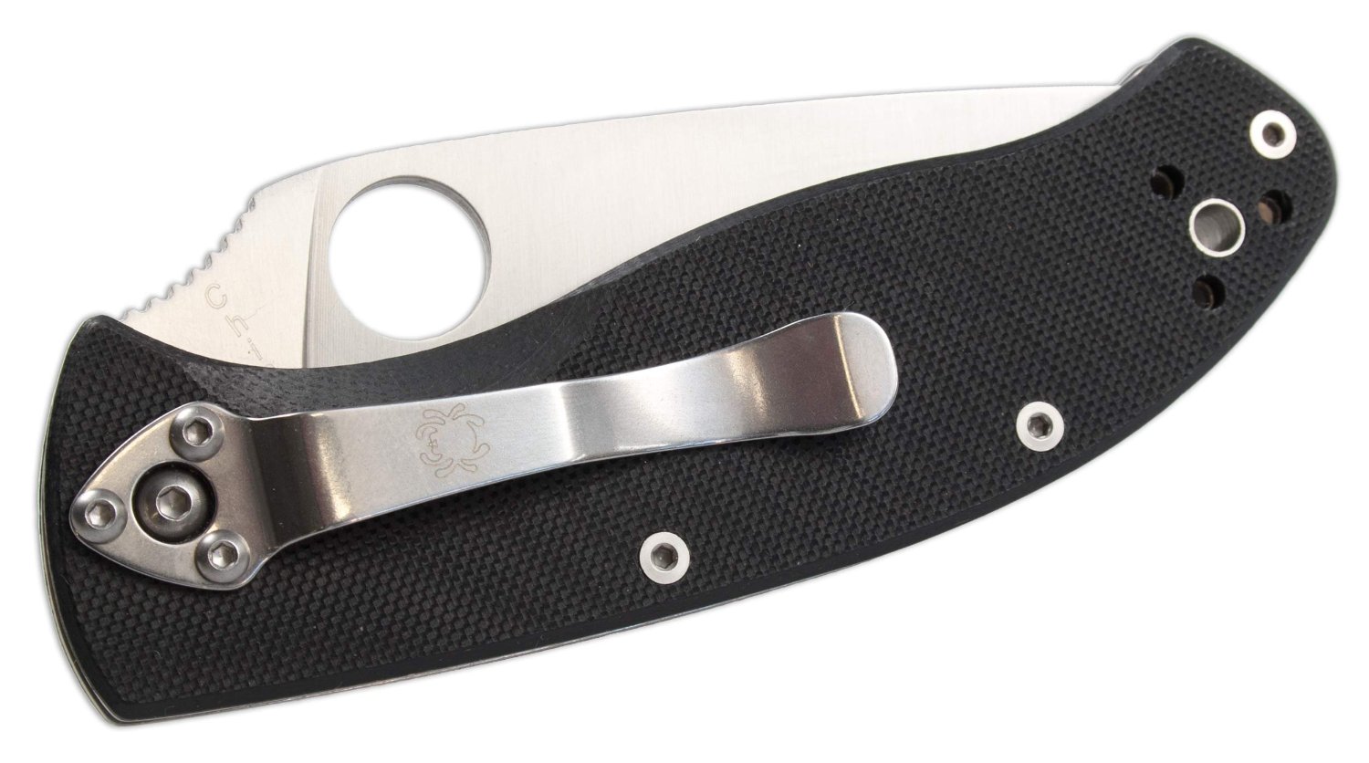 Spyderco Tenacious G-10 Handle Folding Plain Edge Knife