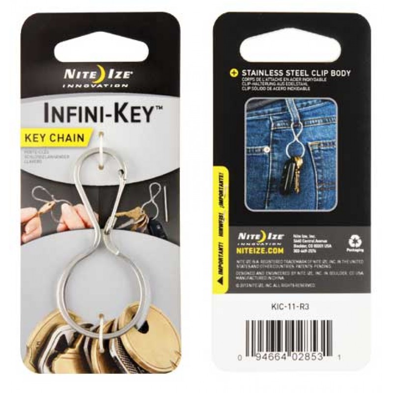 Nite Ize - Móc khóa KIC-11-R3 - Infini-key (Thép không gỉ)