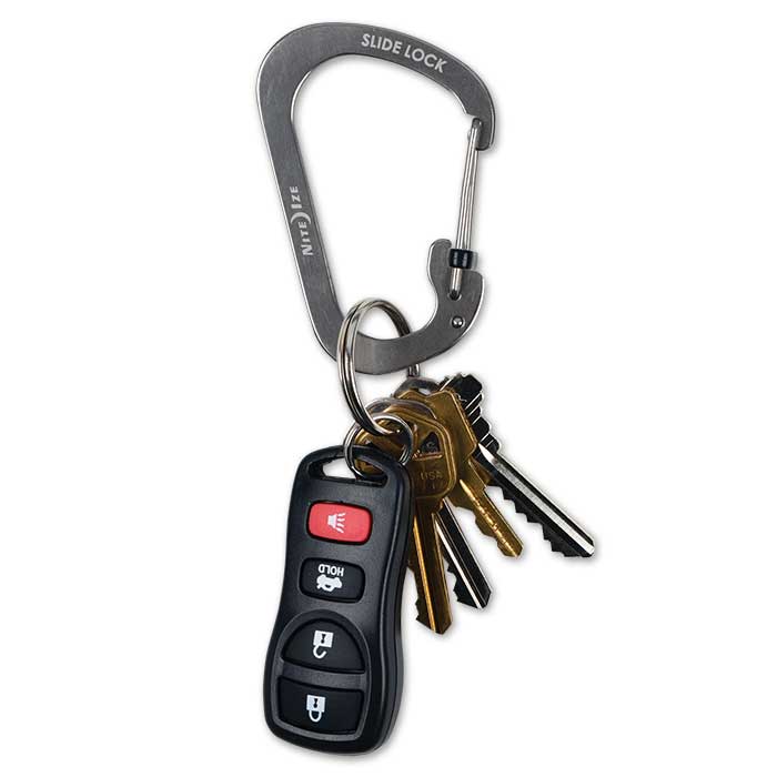Nite Ize - Móc khóa CSL2-11-R6 - Slidelock Size #2 Carabiner (Thép không gỉ)
