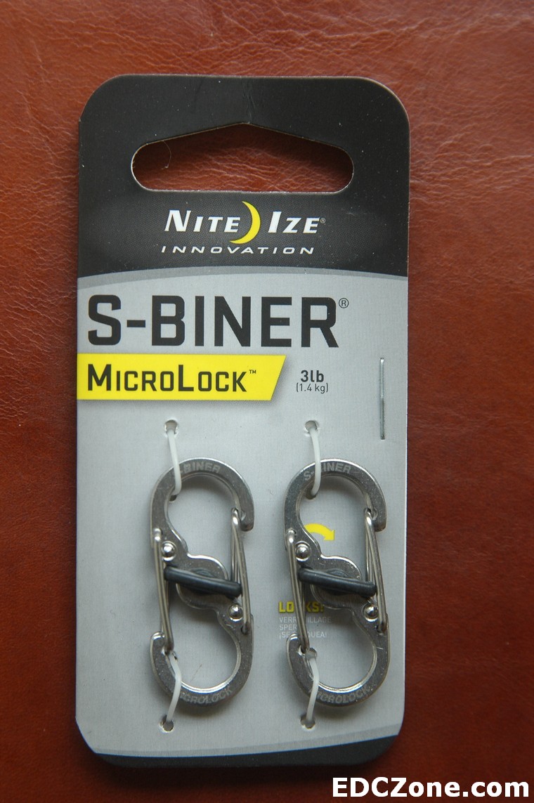 Nite Ize - Móc khóa LSBM-11-2R3 - S-Biner Microlock pack 2 (Thép không gỉ)