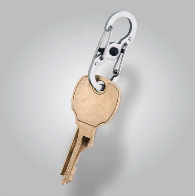 Nite Ize - Móc khóa LSBM-11-2R3 - S-Biner Microlock pack 2 (Thép không gỉ)