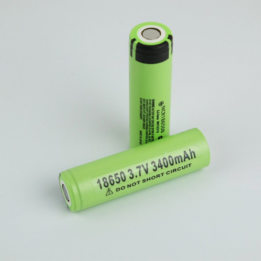 (01 viên) Pin sạc 18650 Panasonic - NCR18650B - 3400mAh (Màu xanh lá)