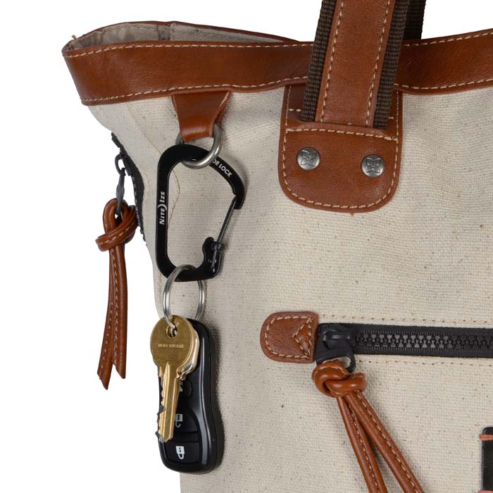 Nite Ize - Móc khóa CSL2-01-R6 - Slidelock #2 Carabiner (Thép đen Black Oxit)