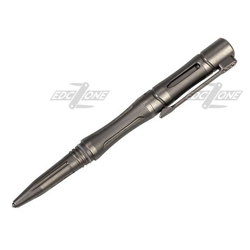 Bút bi Fenix - T5Ti Halberd Titanium Tactical Pen (Space Grey - Thân màu Xám bạc - Có đầu phá kính)