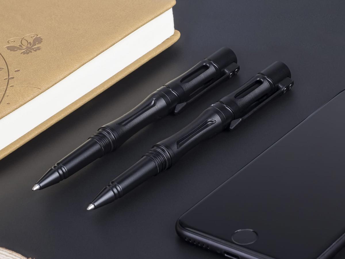 Bút bi Fenix - T5 Halberd Aluminum Alloy Tactical Pen (Thân màu đen - Có đầu phá kính)