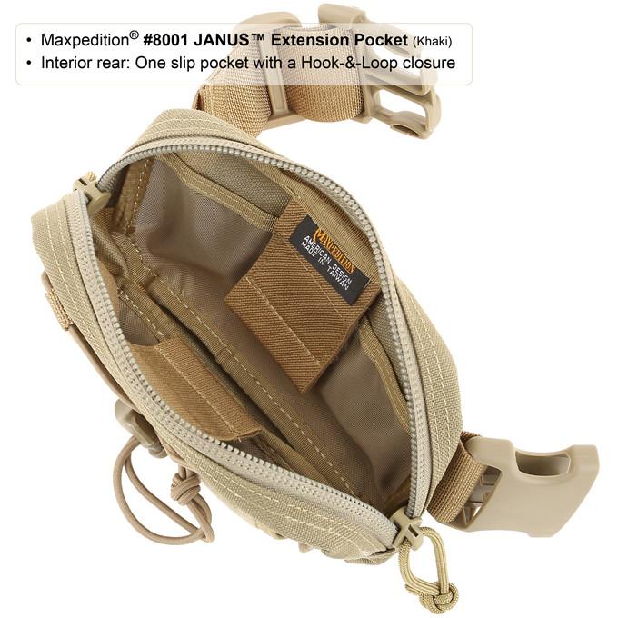 Maxpedition - Túi JANUS EXTENSION Pocket (Màu Black - 8001B)