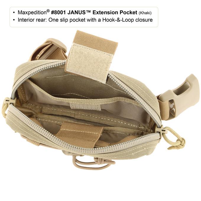 Maxpedition - Túi JANUS EXTENSION Pocket (Màu Black - 8001B)