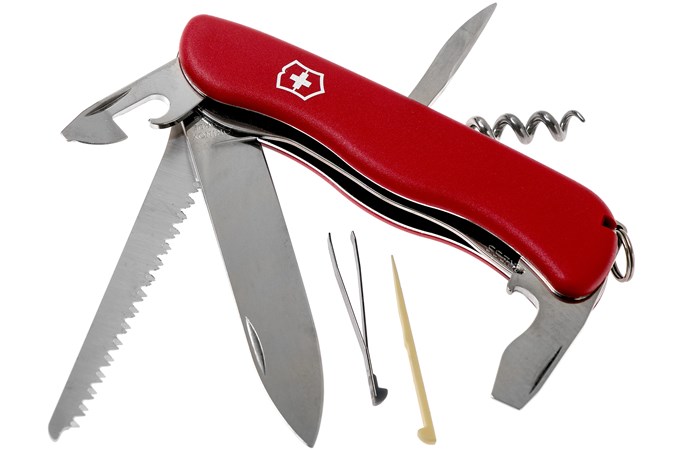 Dụng Cụ Đa Năng Victorinox - 111mm - Forester Red (Vỏ Đỏ Truyền Thống)