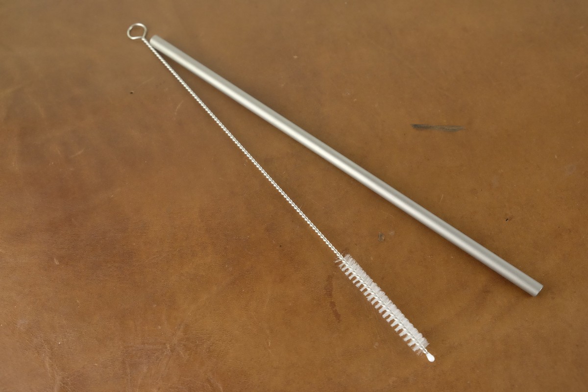 EDC - Titanium Straight Straw (Ống Hút Titan Thẳng - T1 6*215mm)