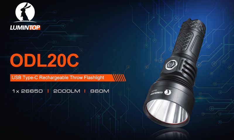 Đèn pin LUMINTOP ODL20C (2000 Lumens)