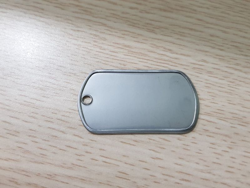 Thẻ DogTag - (01) Thẻ TRƠN MỜ MATTE (Không kèm Dây bi)