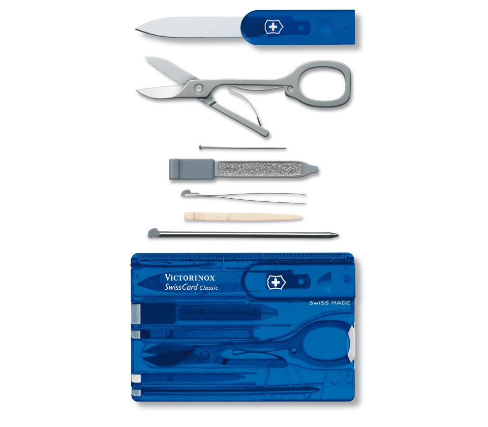 Thẻ đa năng Victorinox Swisscard Lite (Có đèn pin - Các màu)