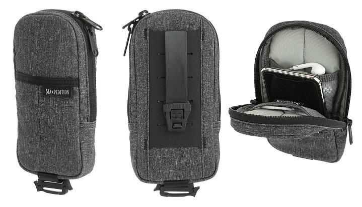 Maxpedition - Túi Entity™ Modular Pocket (Màu Charcoal - Màu Xám Đậm - NTTZPPCH)