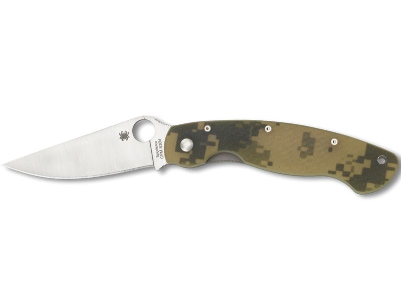 Spyderco Military cán camo lưỡi trắng