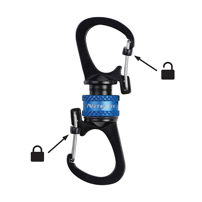 Nite Ize - Móc khóa MSBL-03-R7 Slidelock 360