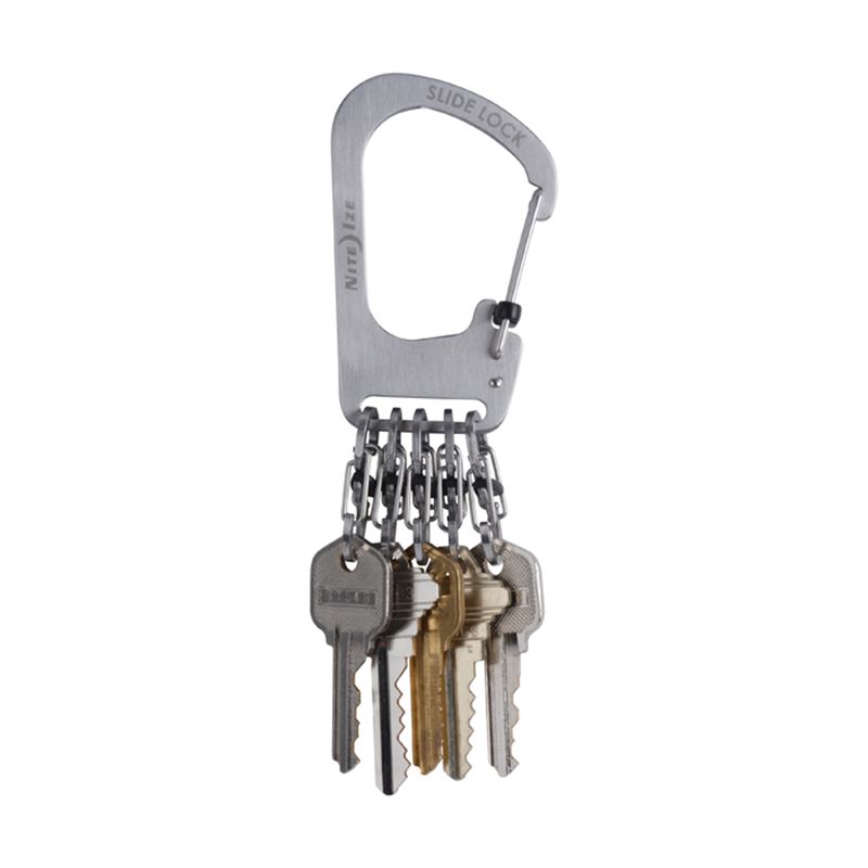 Nite Ize - Móc khóa KCK-11-R3 Keyrack Carabiner - Stanless ( Thép không rỉ )