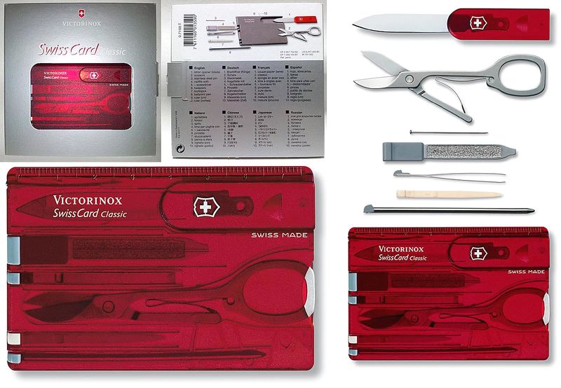 Thẻ Đa Năng Victorinox Swisscard Classic (Các Màu)