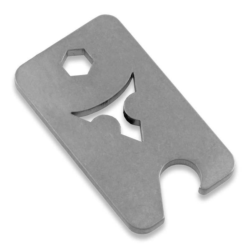 Audacious Concept Dog Tag Opener, Stainless ( thẻ đa năng chất liệu thép không rỉ )