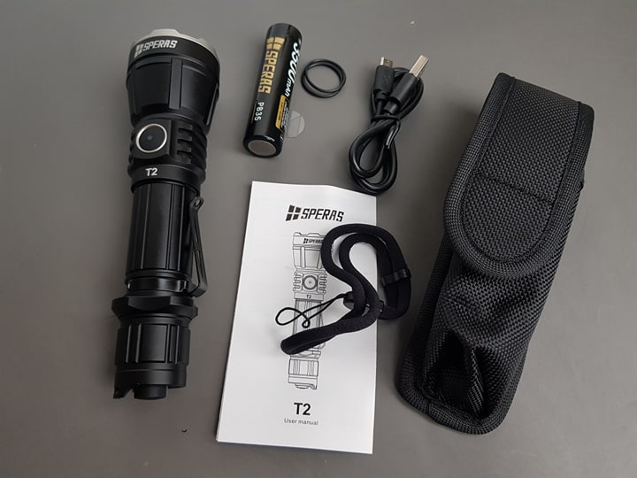 Đèn pin Speras - T2 - 2100 Lumens