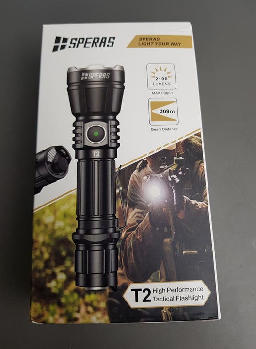 Đèn pin Speras - T2 - 2100 Lumens