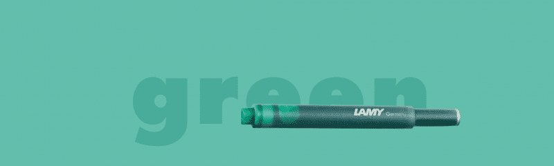 (01 Ống) Mực Lamy - T10 - Xanh Lá Cây Green