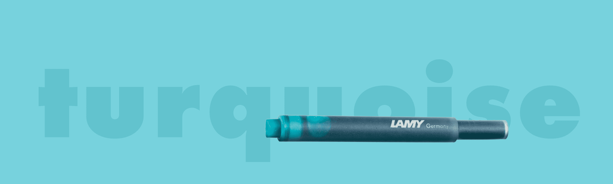 (01 Ống) Mực Lamy - T10 - Xanh Ngọc Lam Turquoise