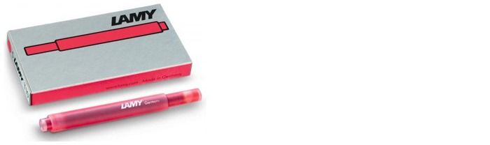 (01 Ống) Mực Lamy - T10 - Hồng Neon Coral