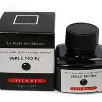 Mực J.Herbin French - 30ml - No.09 - Đen (Perle Noire)