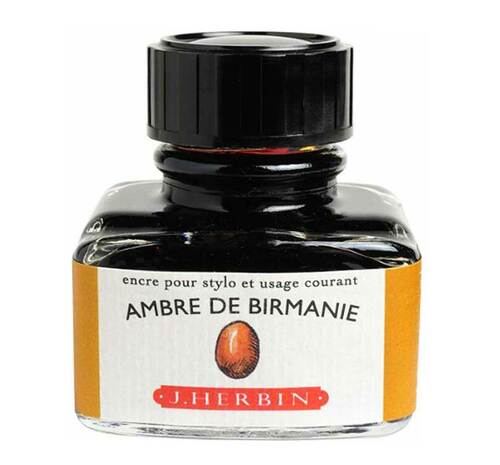 Mực J.Herbin French - 30ml - No.41 - Nâu hổ phách (Amber de Birmanie )