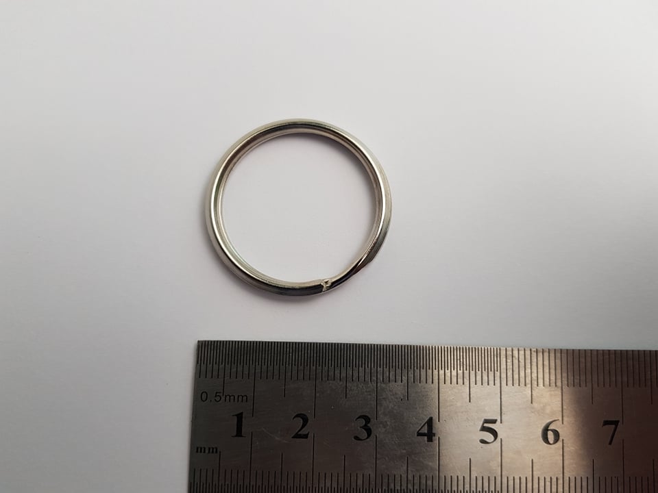 Móc khóa EDC - Ring thép không gỉ 2*32mm (High Gloss Split Rings)