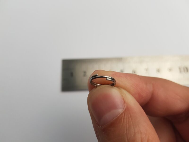 EDC- Ring thép không rỉ 0.8*10mm ( Stainless Steel Split Rings)