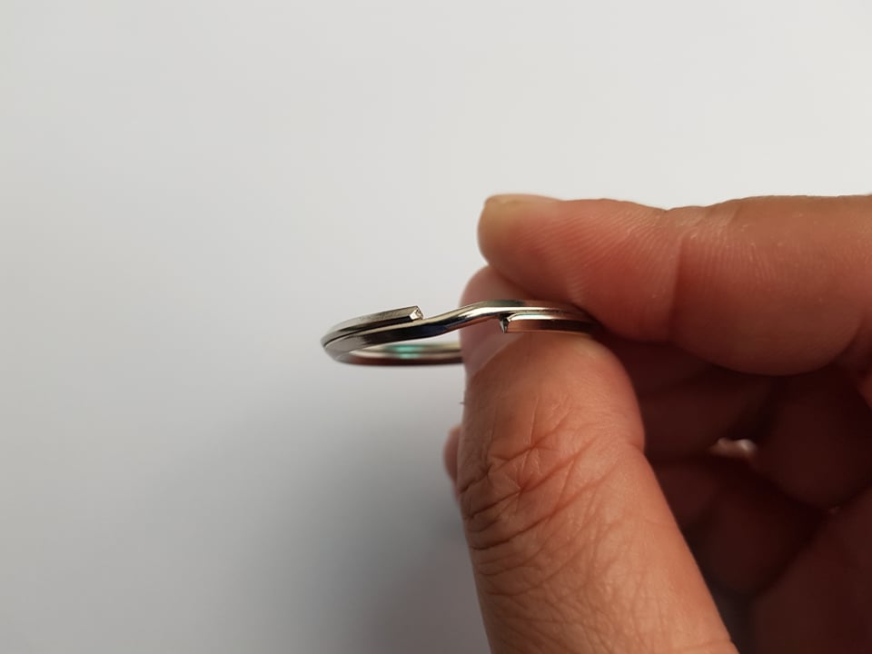 Móc khóa EDC - Ring thép không gỉ 2*32mm (High Gloss Split Rings)