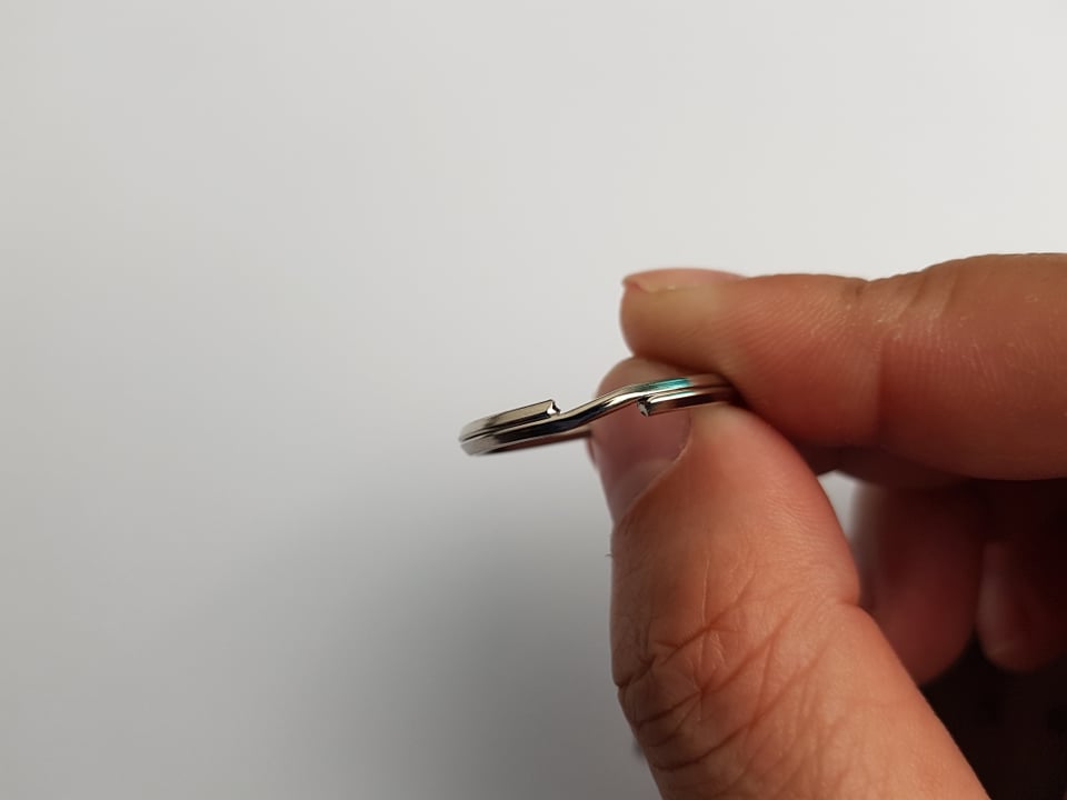 Móc khóa EDC - Ring thép không gỉ 1.5*25mm (High Gloss Split Rings)