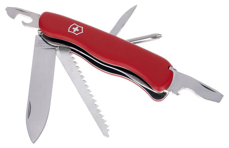 DỤNG CỤ ĐA NĂNG VICTORINOX - 111MM - TRAILMASTER MÀU ĐỎ - LƯỠI PHẲNG