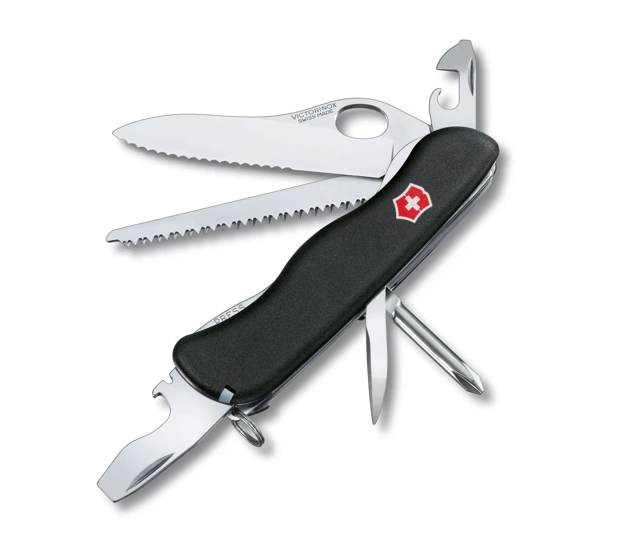 Dụng cụ đa năng Victorinox - 111mm - Trailmaster màu đen Black - Lưỡi phẳng