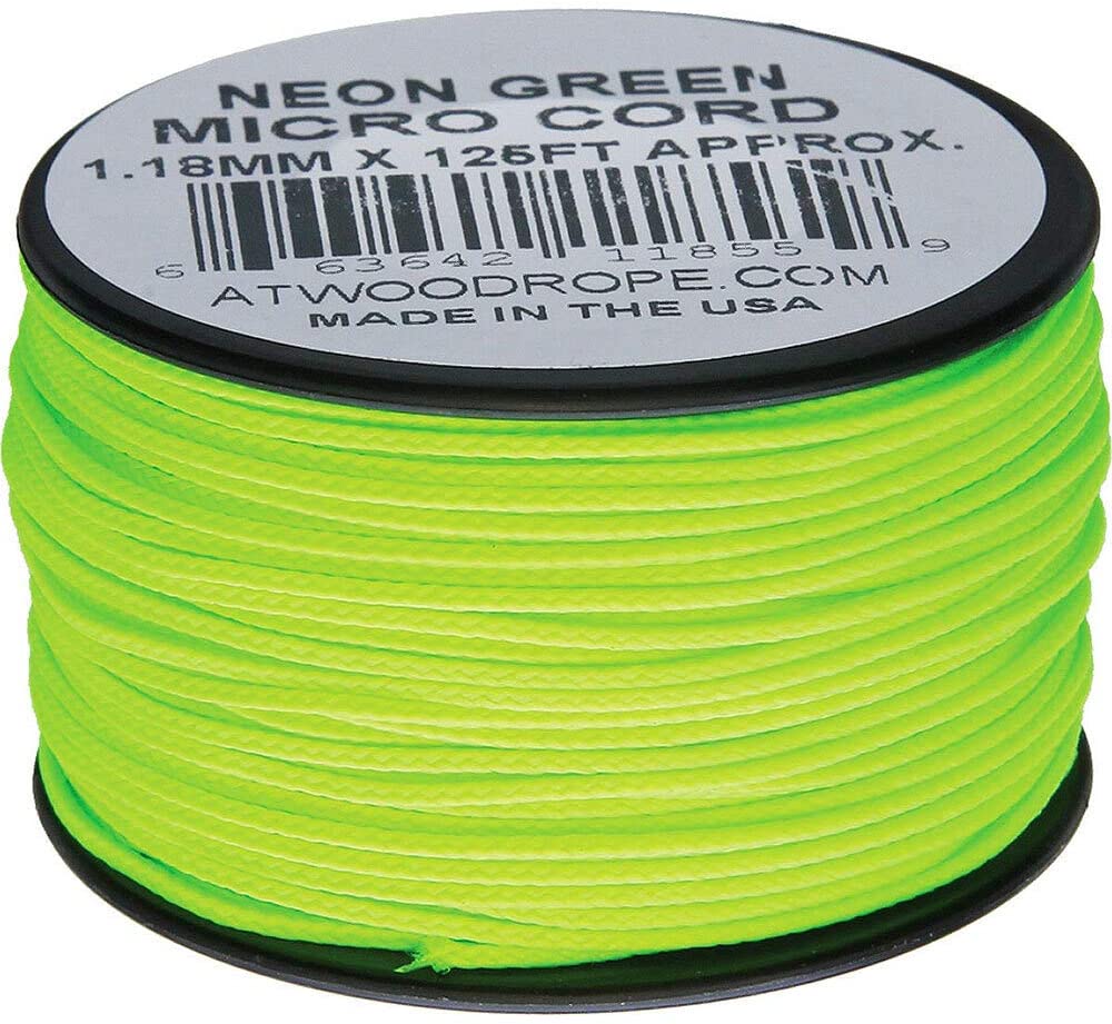 Atwood Rope - Dây Micro cord cuộn 38m màu Neon Green