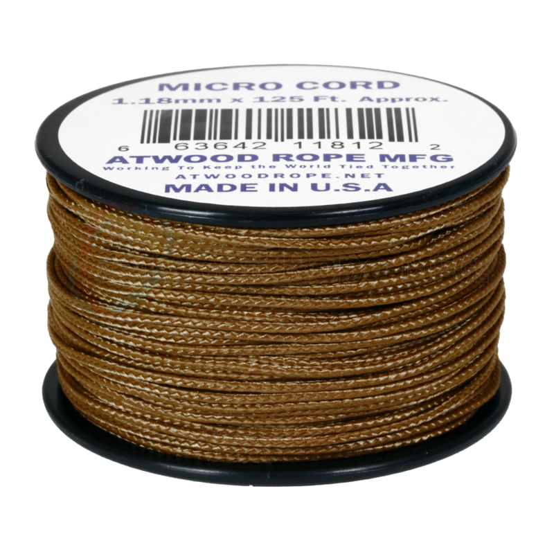 Atwood Rope - Dây Micro cord cuộn 38m màu Coyote